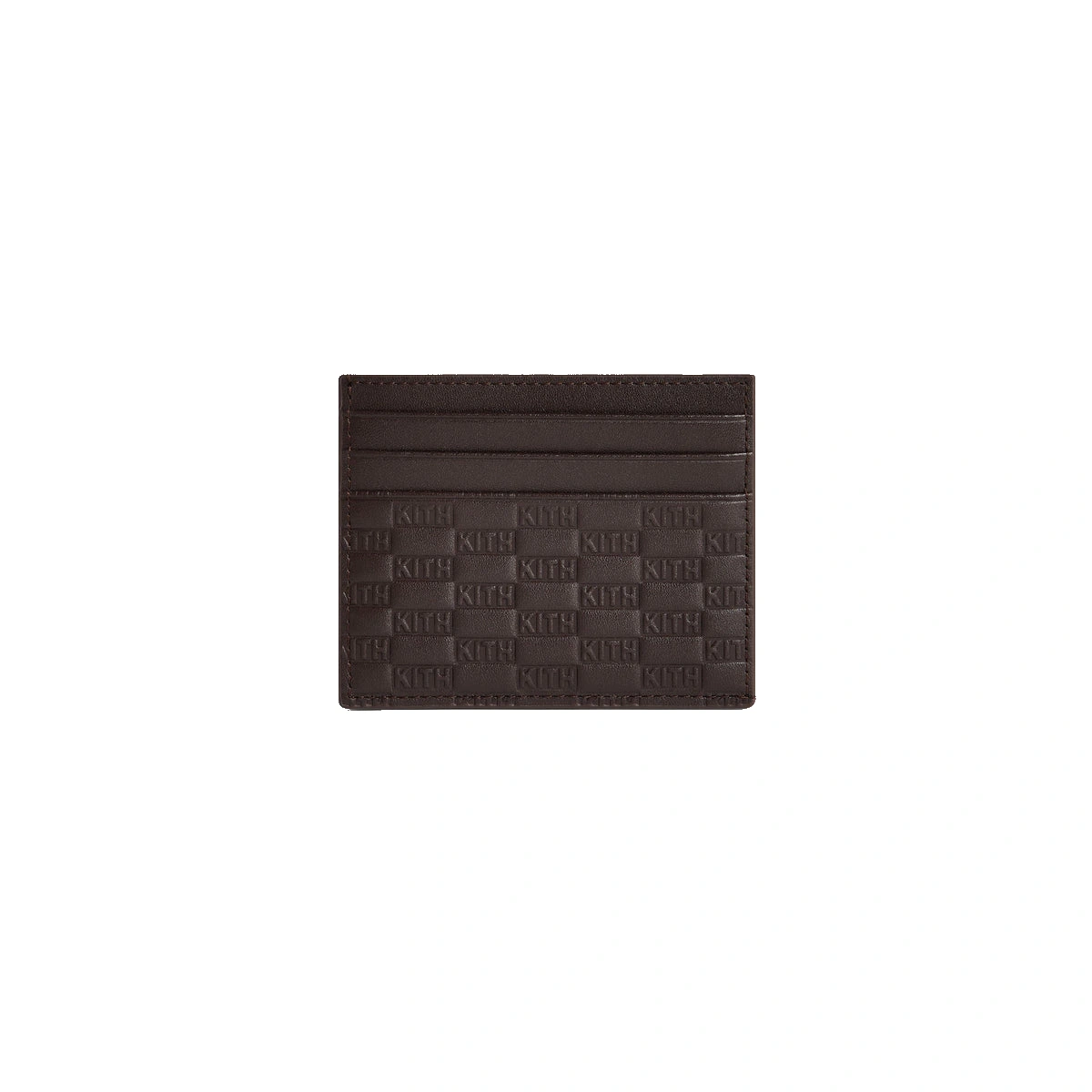 Kith Monogram Smooth Leather Card Holder Zoom