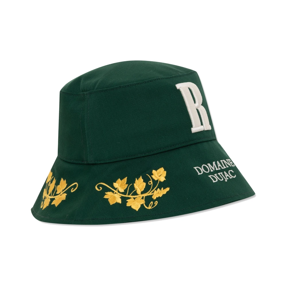 Rhude X Domaine Dujac Bucket Hat Green / White