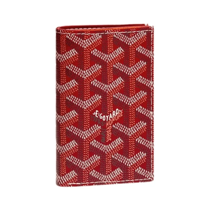 Goyard Saint Pierre Card Wallet Red