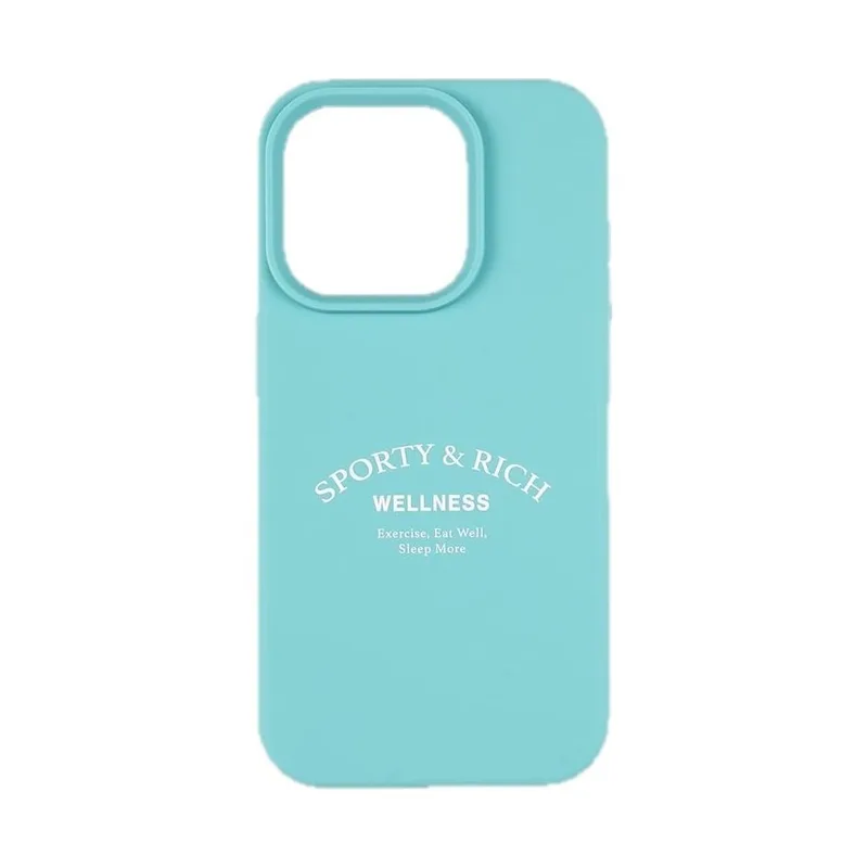 Sporty & Rich Wellness Studio iPhone Case Aqua