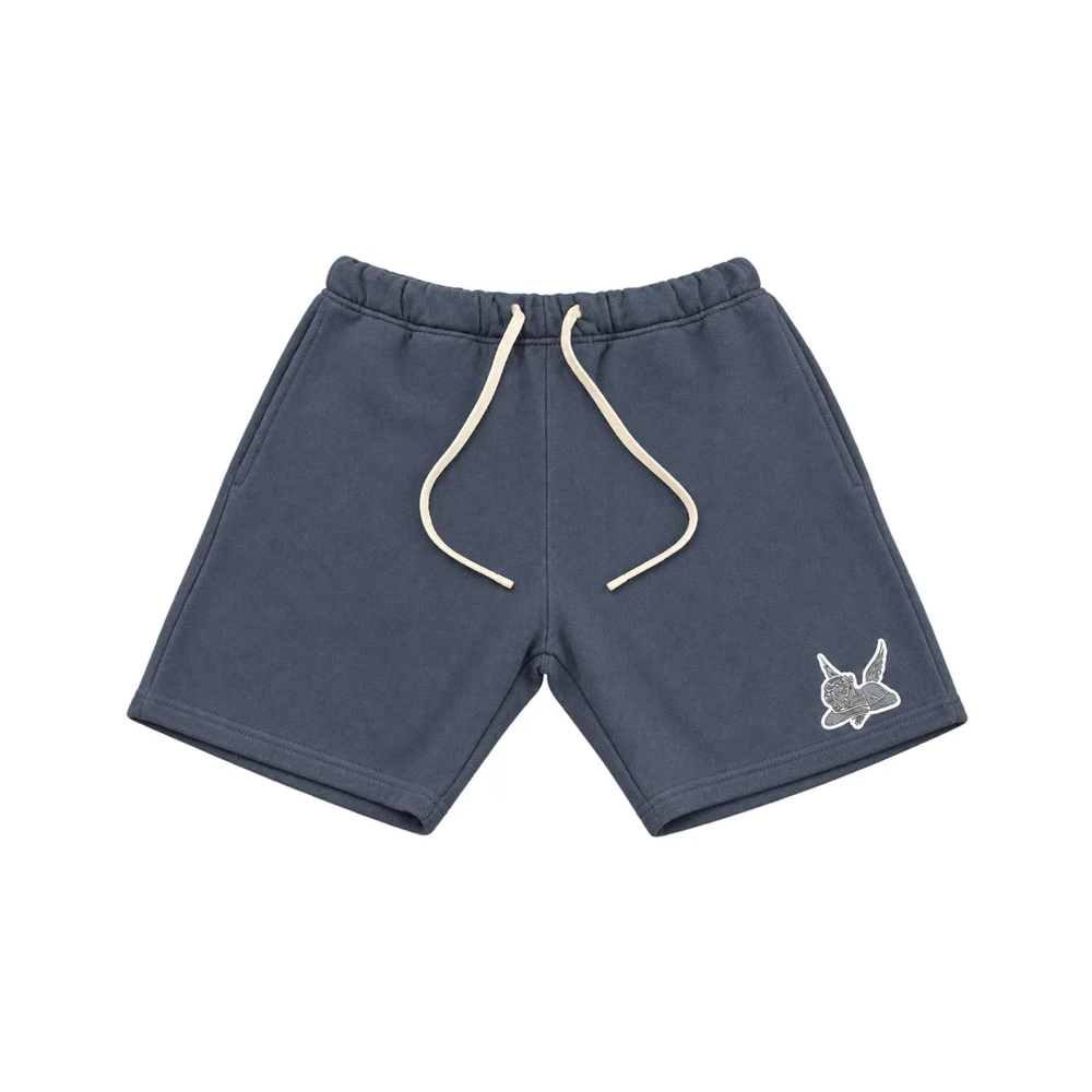 Saint Fleece Shorts Blue Smoke