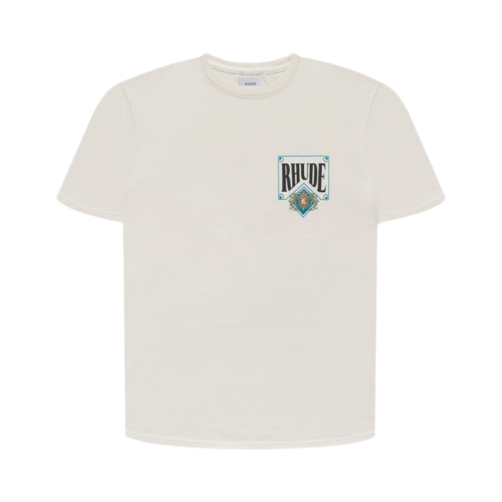 Rhude Card T-shirt Blanc