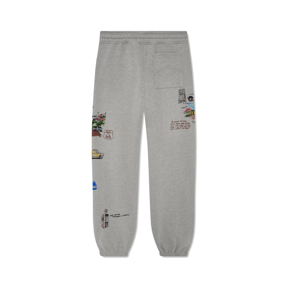 Rhude Highway One Sweatpant Heather Grey / Multi