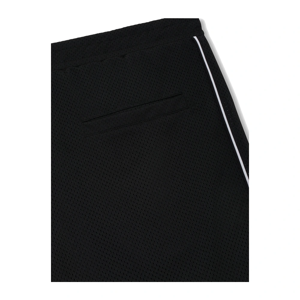 Rhude Mesh Piping Parachute Track Pant Black / White