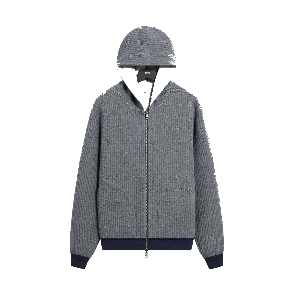&Kin Reversible Double Face Williams V Hoodie Nocturnal