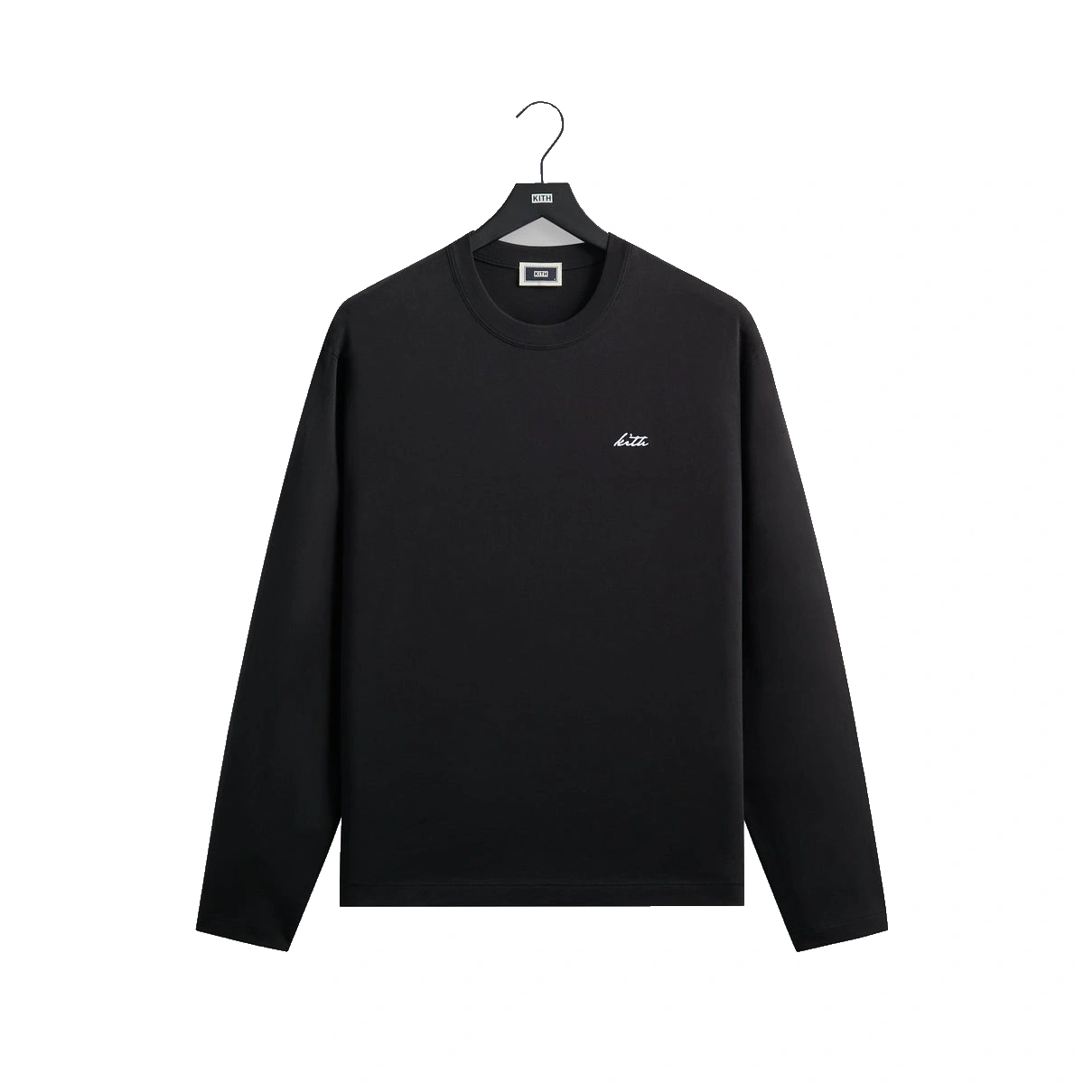 Kith Long Sleeve Alex Boxy Tee Black