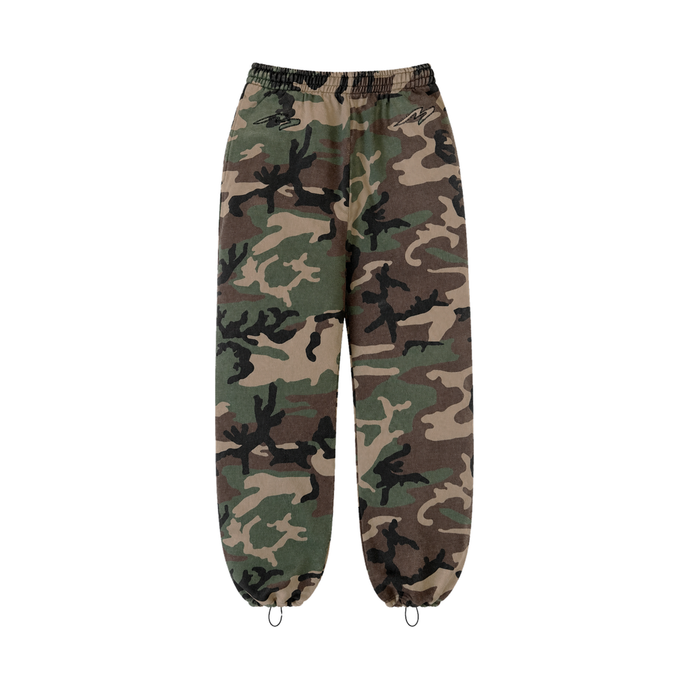 CBM French Terry Joggers Woodland Camo