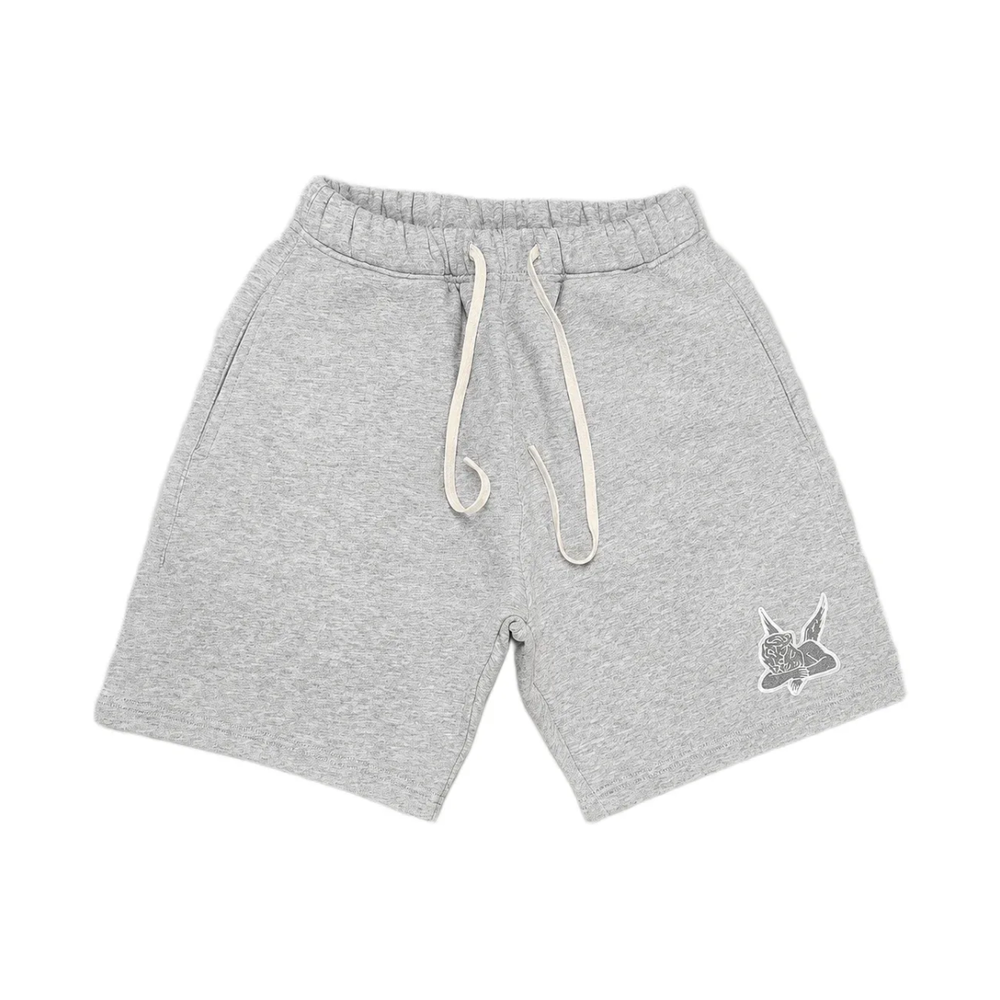 Saint Fleece Shorts Silver Cloud