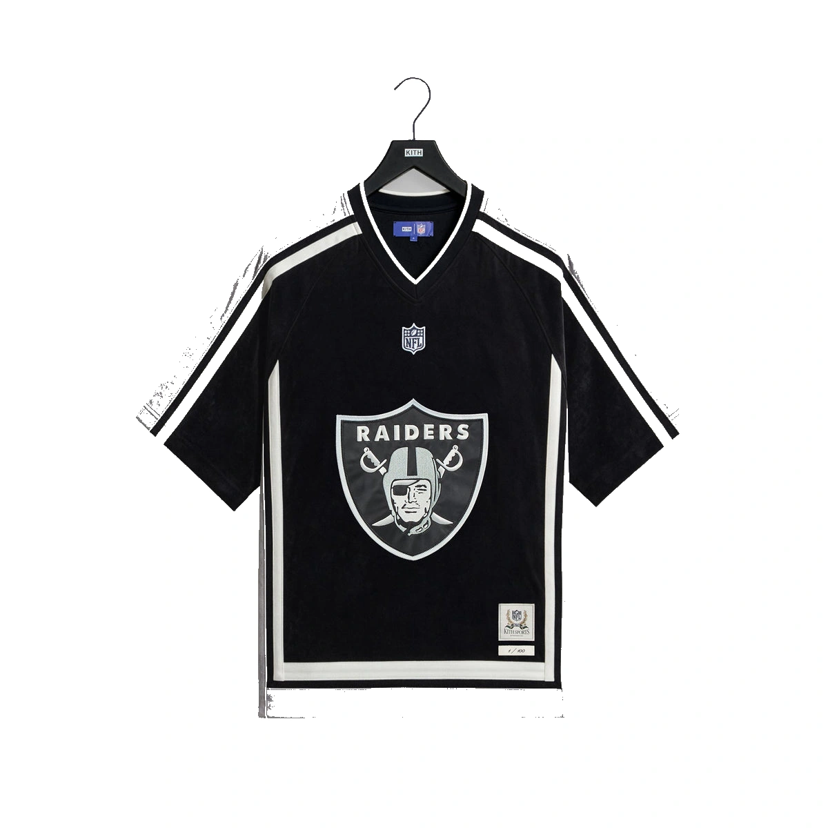 Kith & the NFL for the Oakland Raiders Leon Shirt Black