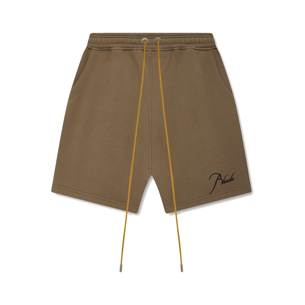 Rhude Classique Sweat Shorts Moss
