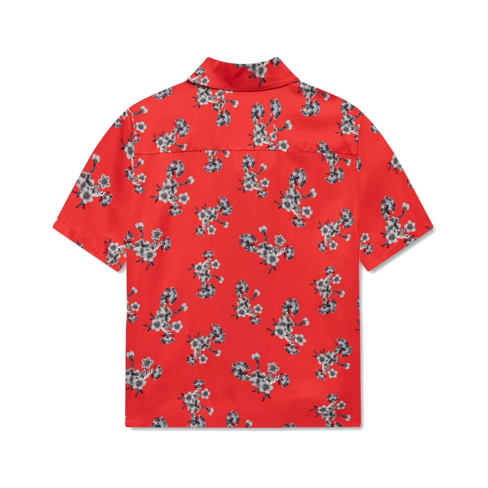 Rhude Turbo Floral Button-Up Shirt Red / White / Multi