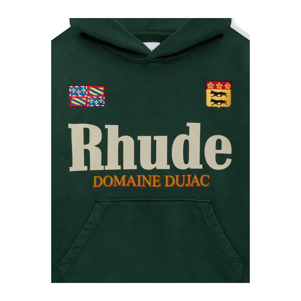 Rhude X Domaine Dujac Hoodie Green / White