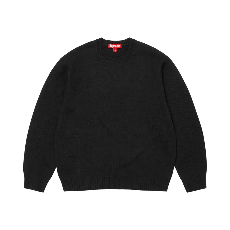 Supreme Pilled Sweater (SS26) Black