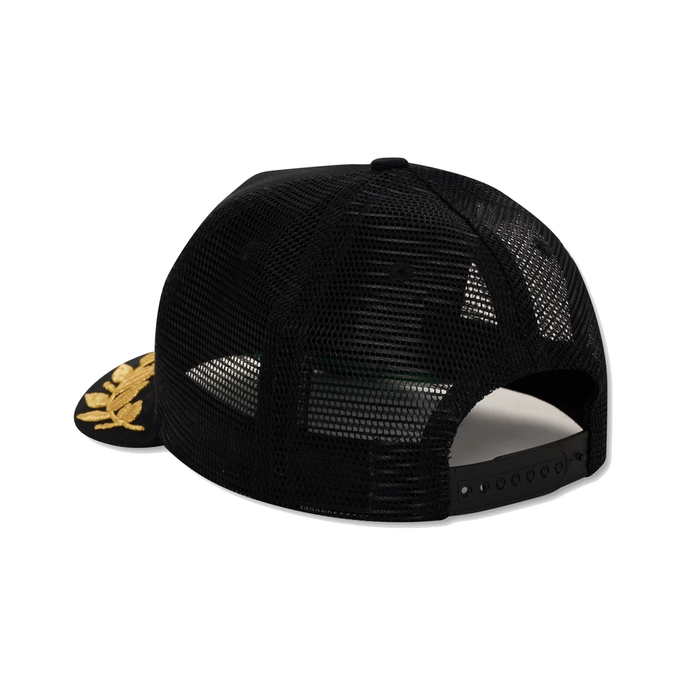Rhude Montenegro Regatta Trucker Hat Black / Navy / Gold