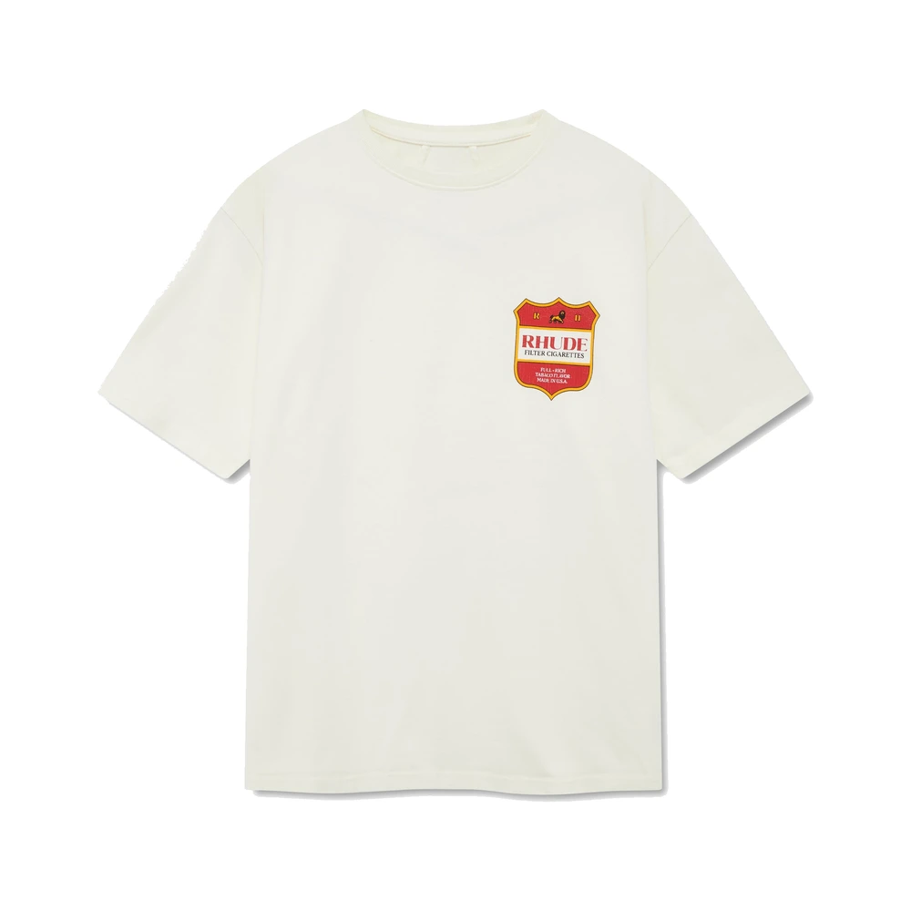 Rhude Filtaro Crest Tee Vintage White / Red / Yellow