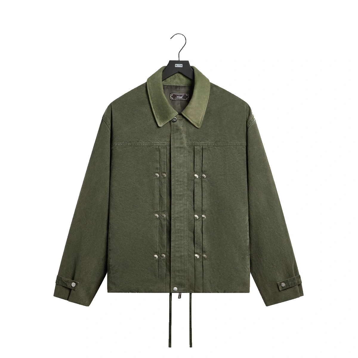 Kith Washed Canvas Ariel Blouson Jacket Cypress