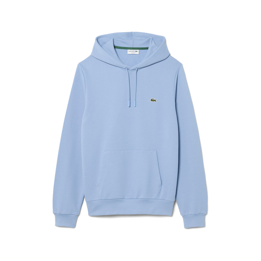 Lacoste Cotton Fleece Hoodie Black