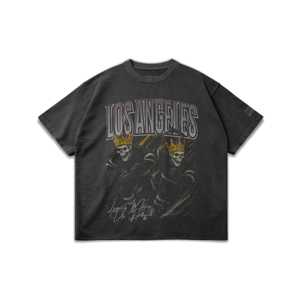 Monaco Social Club Kings LA Hockey Tee Dark Gray