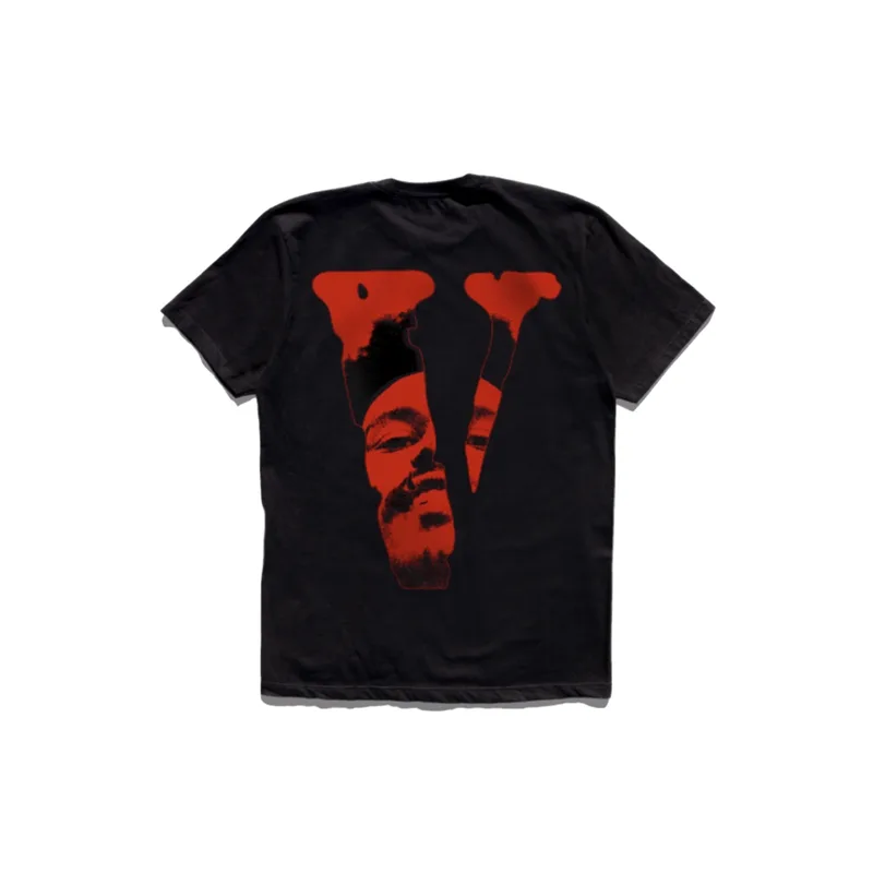 The Weeknd x Vlone After Hours Blood Drip t-shirt Black
