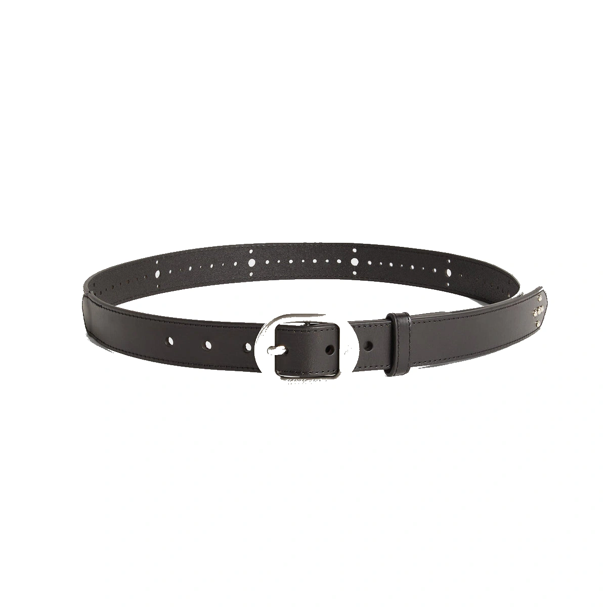 Kith Studded Leather Belt Black