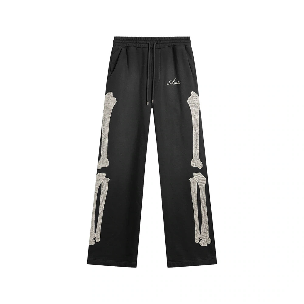 Amiri Bones Oversized Sweatpants Black