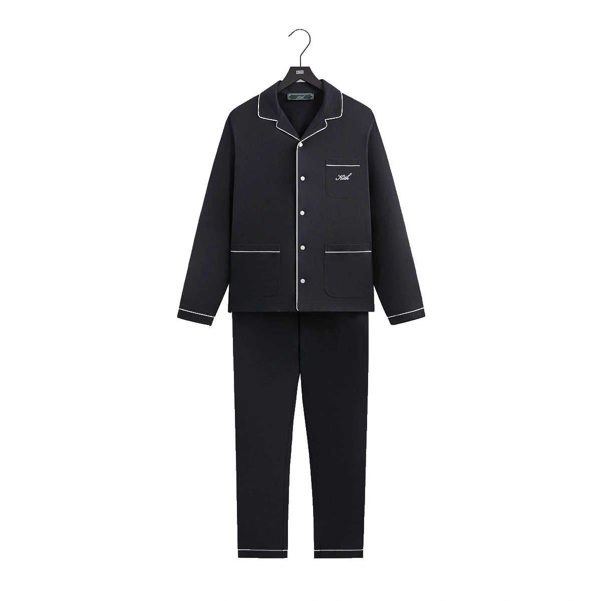 Kith Script Pajama Set Black