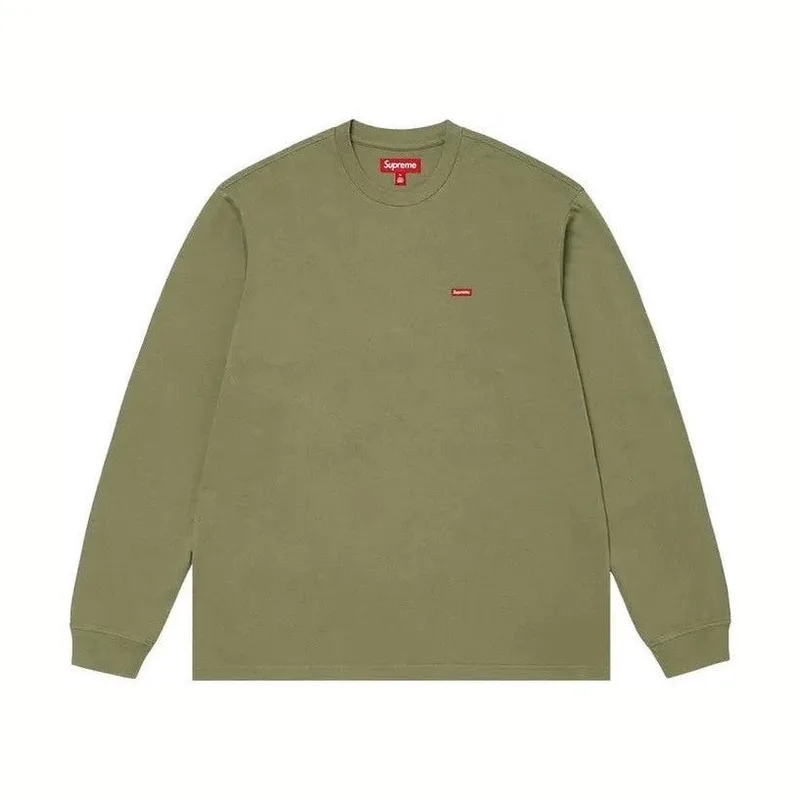 Supreme Small Box L/S Tee (SS26) Olive