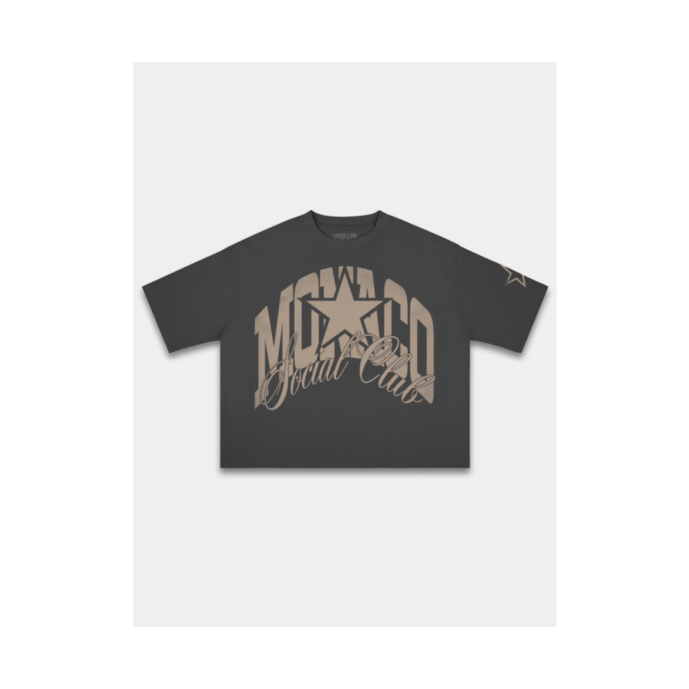 Monaco Social Club The Varsity  Tee Black
