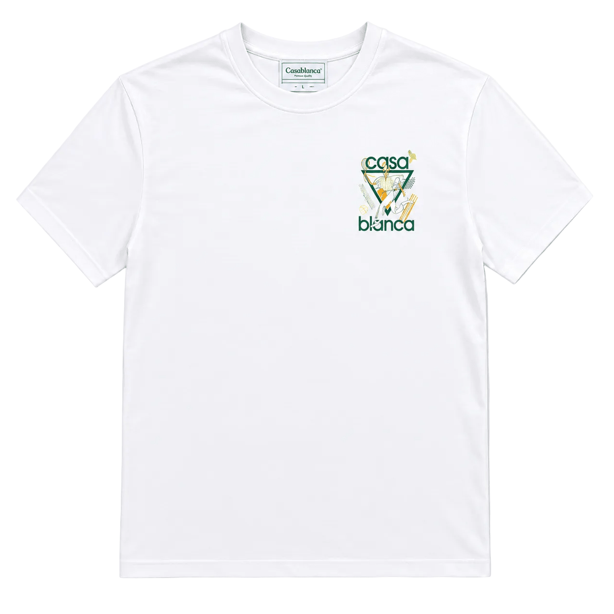 Casablanca SSENSE Exclusive Blanc Le Jeu T-shirt