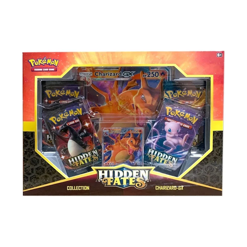 2019 Pokemon Sun & Moon 11.5 Hidden Fates GX Box Charizard GX