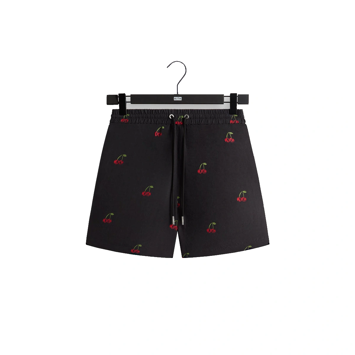 Kith Printed Cherry Cupro Linen Active Short Black
