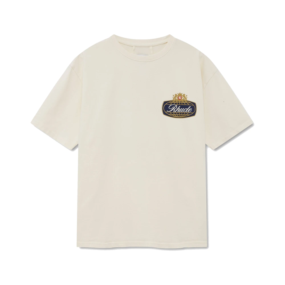 Rhude Safari Crest Tee Vintage White / Blue / Red