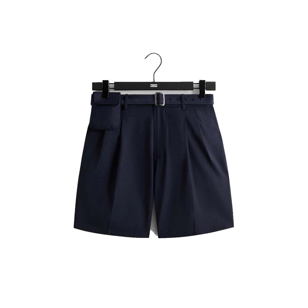 &Kin Tropical Wool Emrys Pleated Short Nocturnal