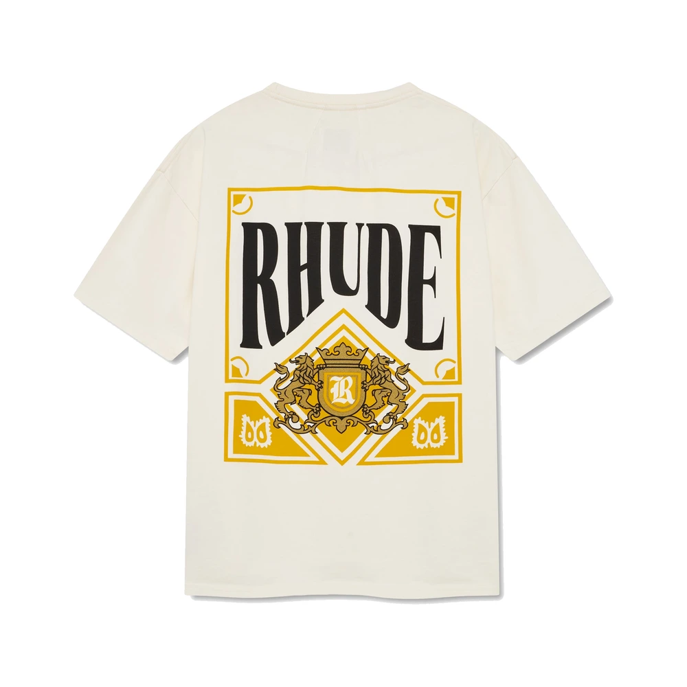 Rhude Playing Card Tee Vintage White