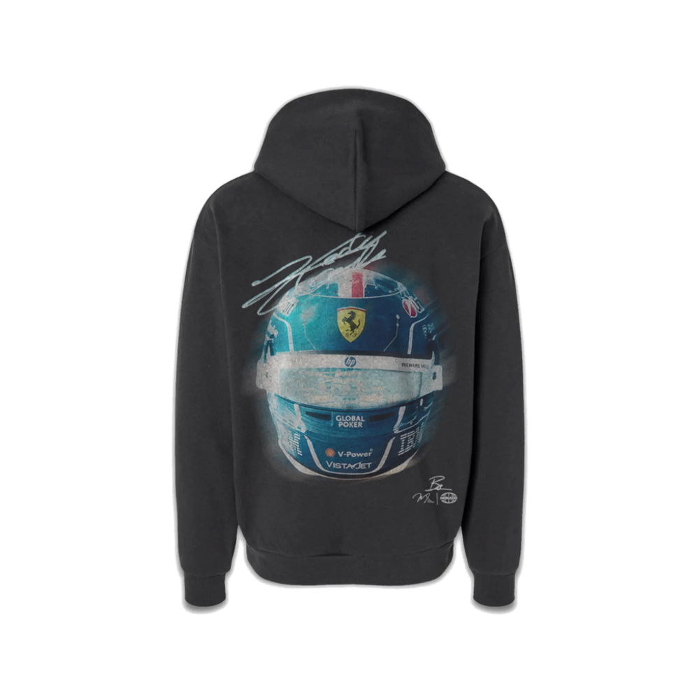 Monaco Social Club Leclerc Miami Helmet Hoodie Black