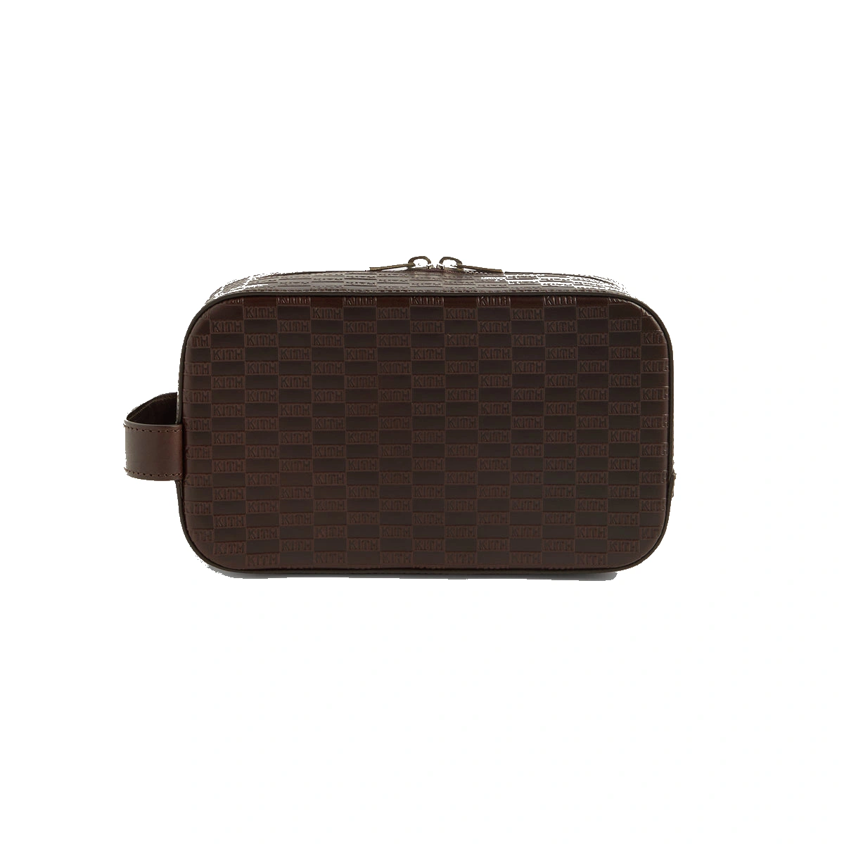 Kith Monogram Leather Dopp Kit Incognito
