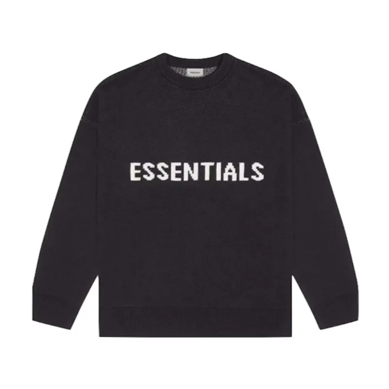 Fear of God Essentials Knit Sweater Dark Slate/Stretch Limo/Black