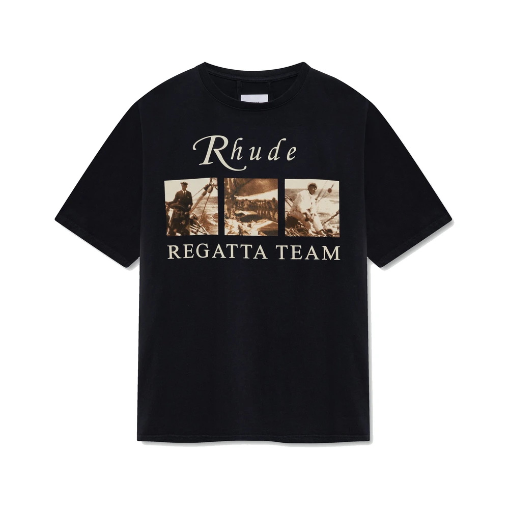 Rhude Usvi Regatta Tour Tee Vintage Black / Red / White