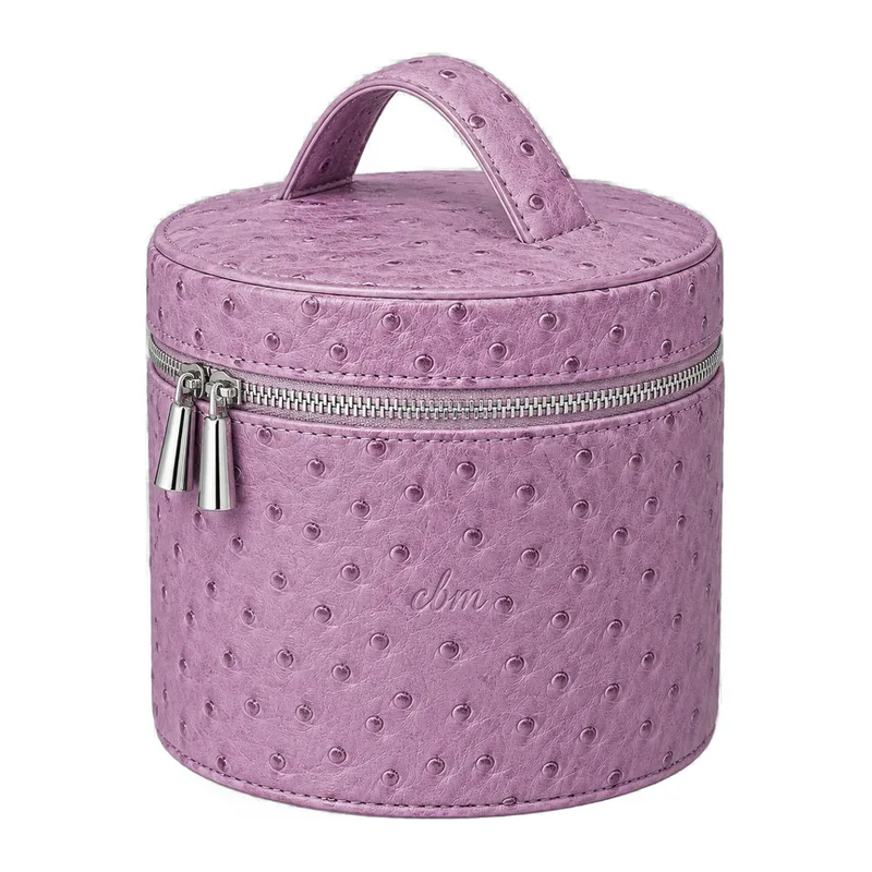 CBM The Mini Vanity Case Lilac Ostrich