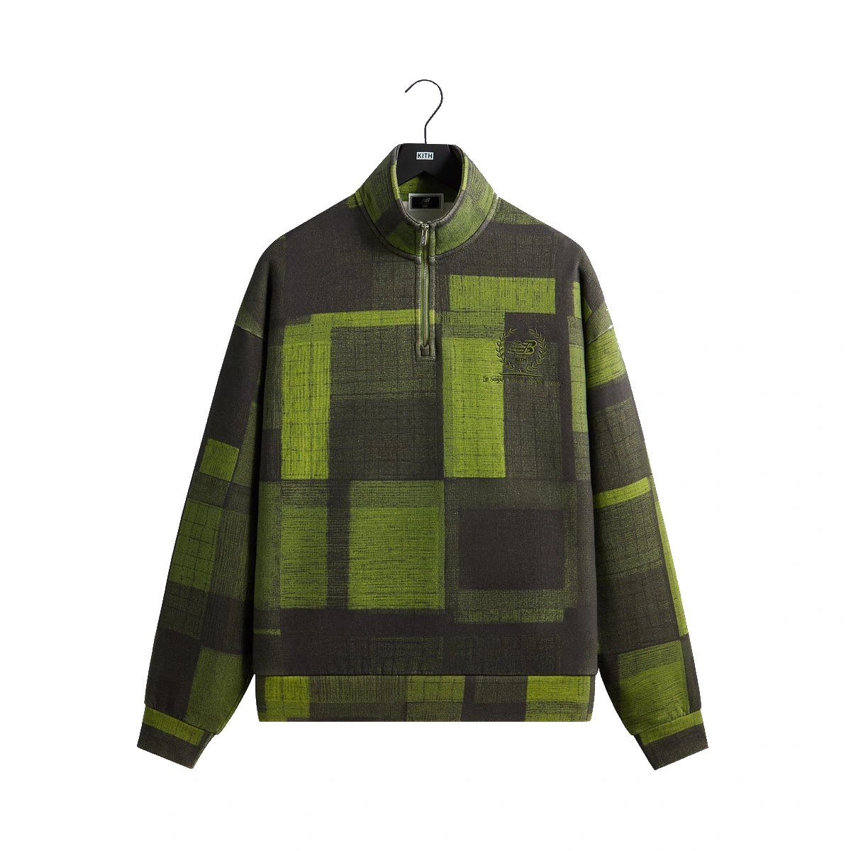 Kith & New Balance Woodblock Nelson Quarter Zip Calliste