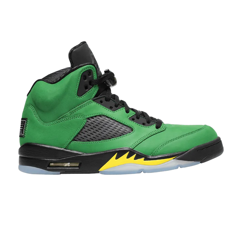 Air Jordan 5 Oregon Green