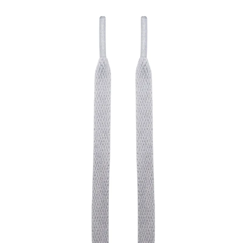 Kulture Klash Light Grey Jordan Flat Shoelaces
