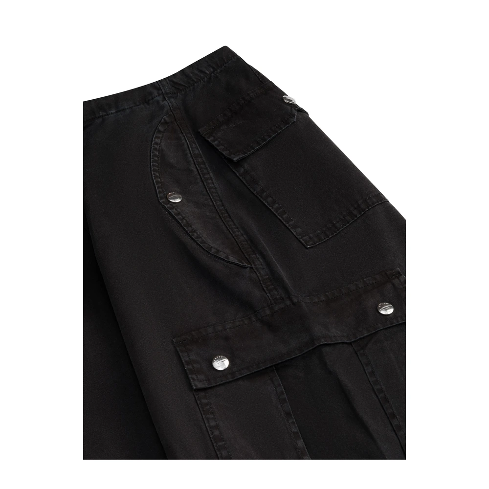 Rhude Washed Parachute Pant Black