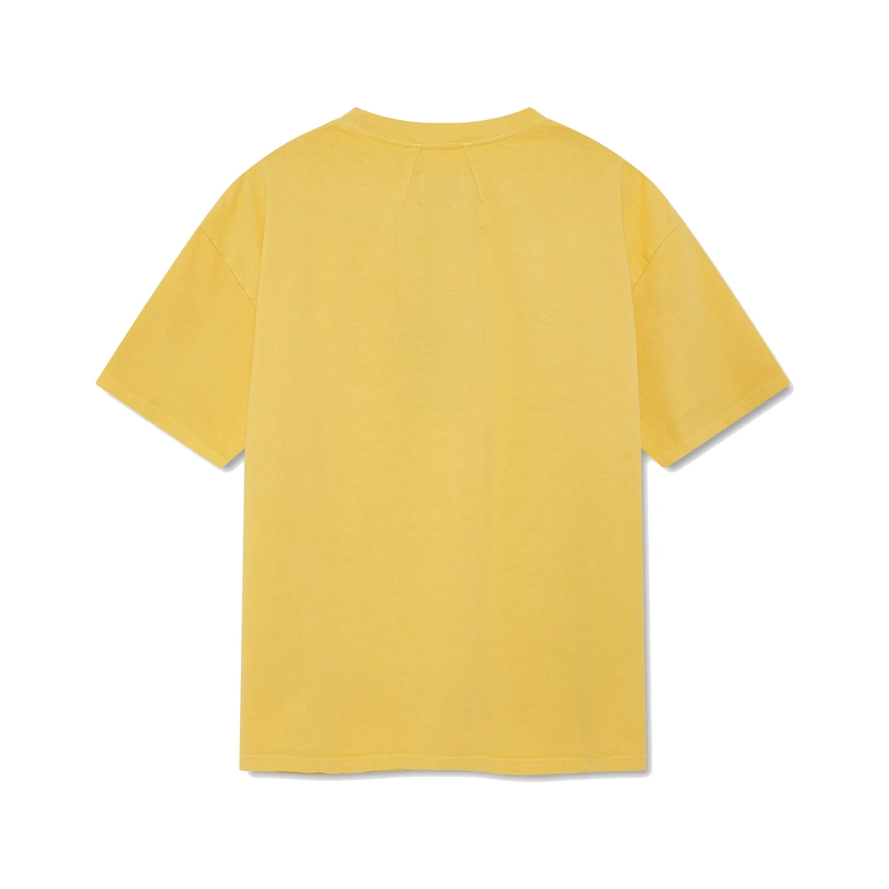 Rhude Logo Pocket Tee Washed Yellow / Black