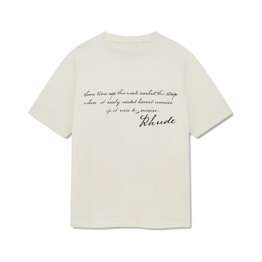 Rhude Montenegro Morada Tee Vintage White / Black