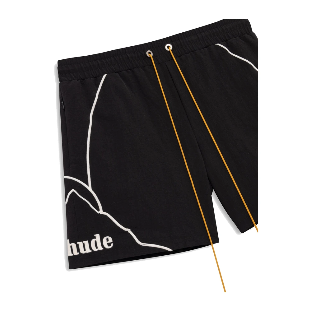 Rhude Moonlight Pista Short Black / White