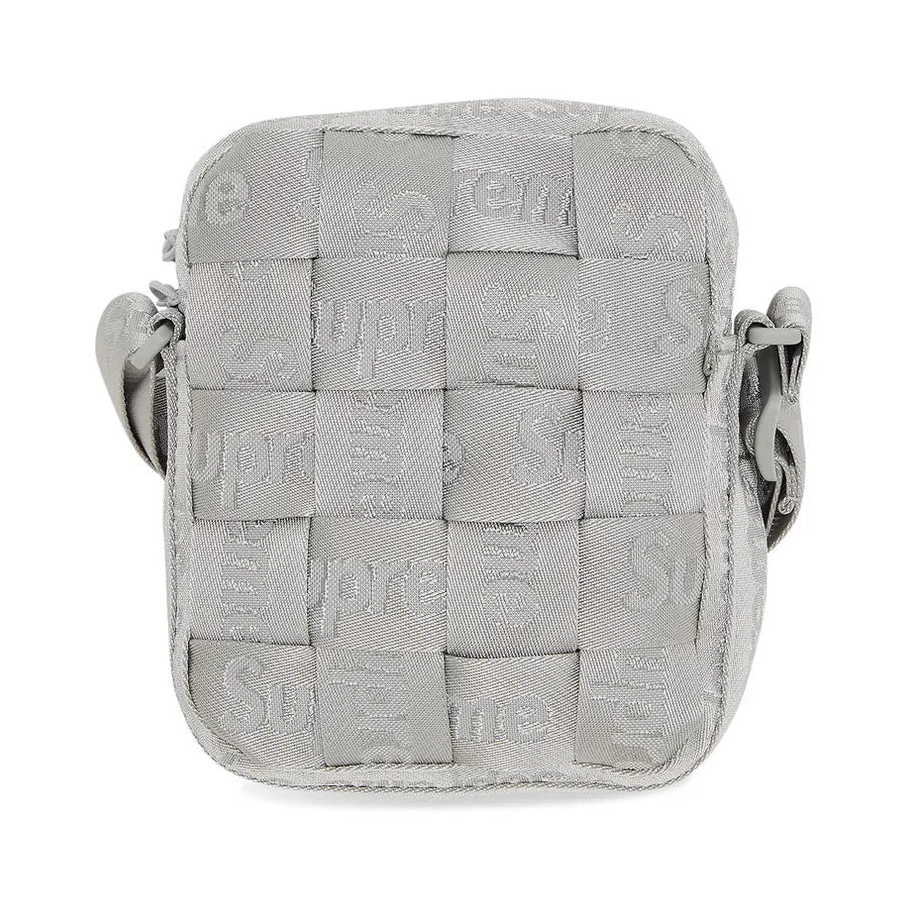 Supreme Woven Shoulder Bag Grey
