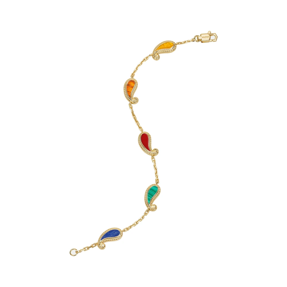 Rhude You Bracelet — Gold/Multi .925 W/ 18Kt Vermeil / Multi