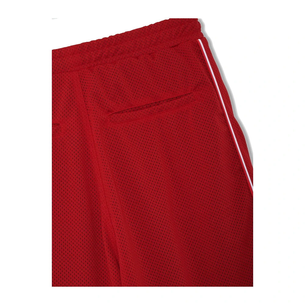 Rhude Mesh Piping Parachute Track Pant Red / White