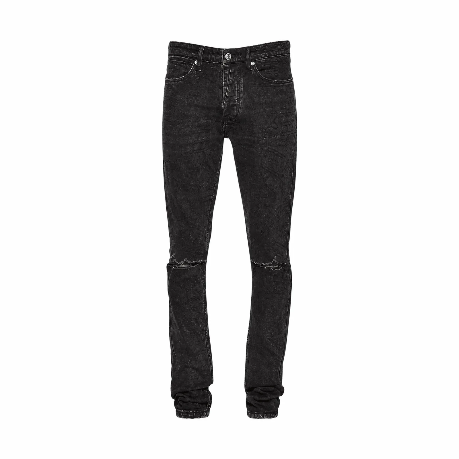 Ksubi Van Winkle Stencil Jeans Noir